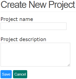 Create New Project