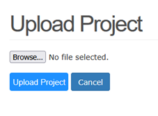 Open Saved Project